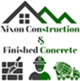 NIXON CONSTRUCTION and FINISHED CONCRETE logo