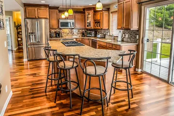J & W Brown General Contracting: kitchen remodeling project photo, Baltimore, MD