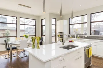 Kashi Custom Homes: kitchen remodeling project photo, Alpharetta, GA