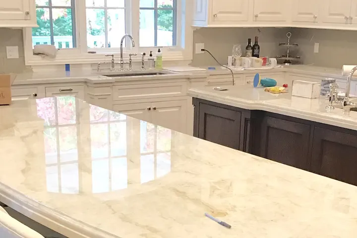 Quality Granite & Marble: countertops project photo, Denville, NJ