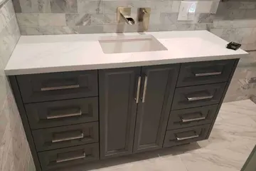Quartz Countertops NJ: countertops project photo, Hawthorne, NJ